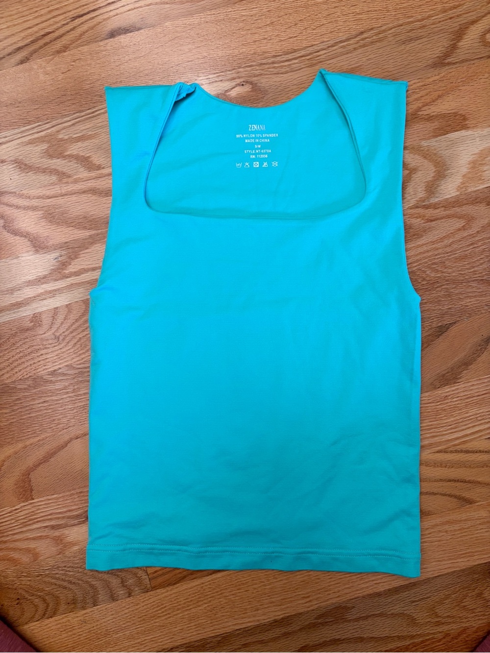 Zenana Turquoise Square-Neck Tank